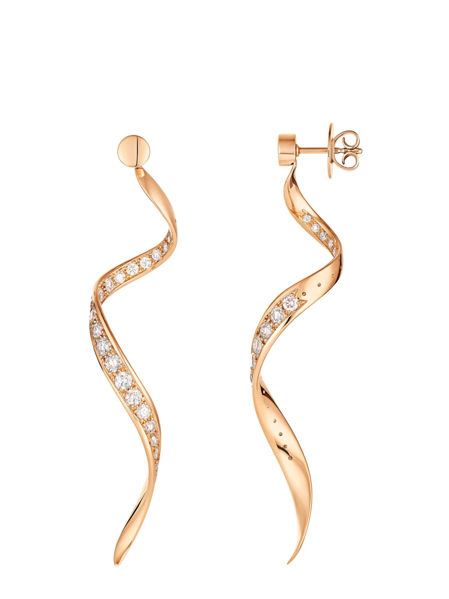 Sensual Golden Bridge Earrings 3 Sensual Golden Bridge Earrings
