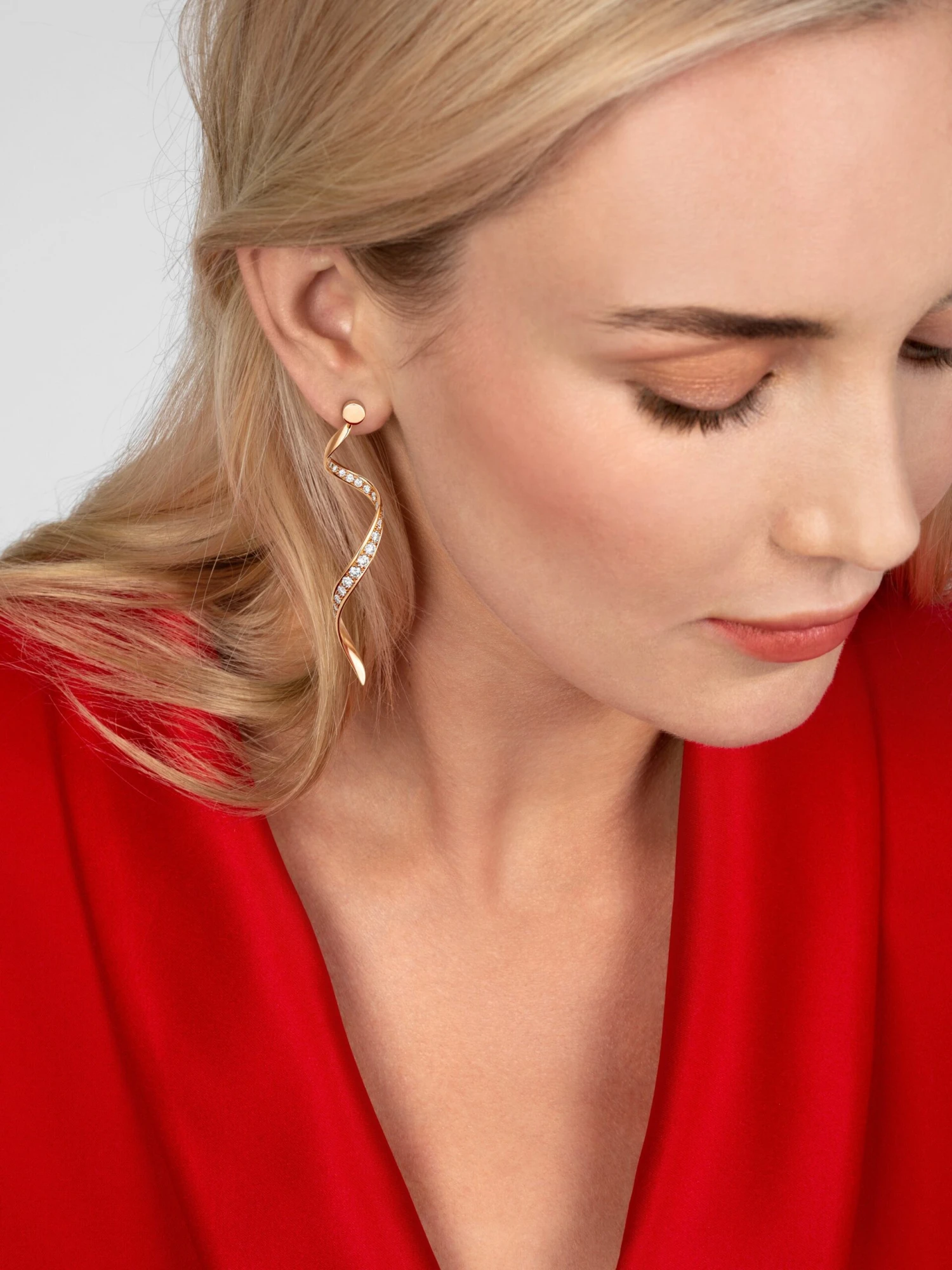 Sensual Golden Bridge Earrings 4 Sensual Golden Bridge Earrings - Image 2