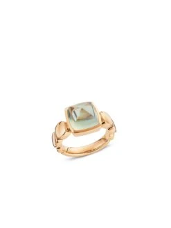 Blu Square Ring